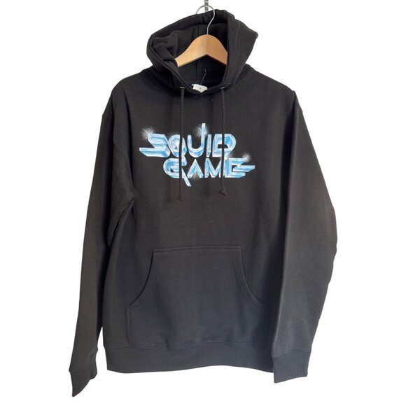 Squid Game Hoodie Size Medium Piggy Bank  Black Pacsun NWT $75 Market Netflix - Picture 7 of 7